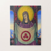 Puzzle Madonna Oriflamma par Nicholas Roerich (Vertical)
