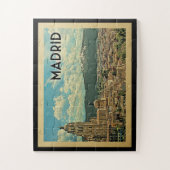 Puzzle Madrid Espagne Vintage voyage (Vertical)
