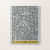 Puzzle Madrid map (Vertical)