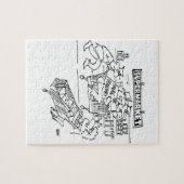 Puzzle Magasin de détectives dans un supermarché (Horizontal)