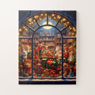 Puzzle Magasin de jouets magiques à Noël