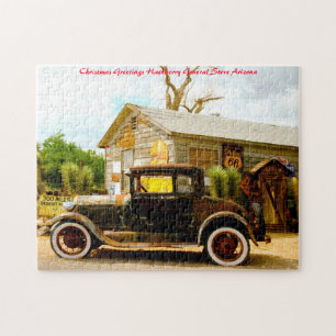 Puzzle Magasin général Hackberry. Vœux de Noël