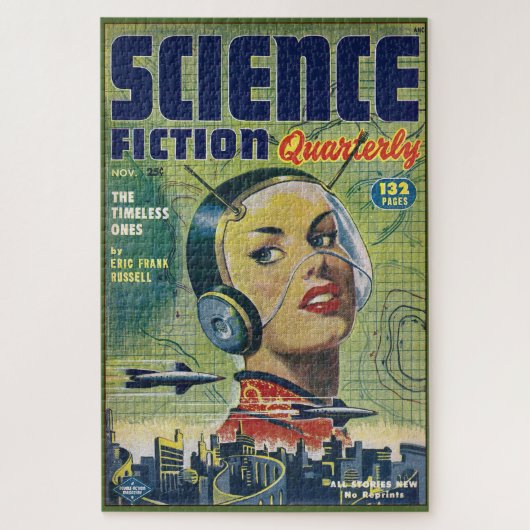 Puzzle MAGAZINE DE PULP vintage ART 1940S (Vertical)