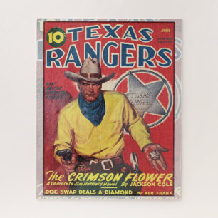 Puzzle MAGAZINE DE PULP vintage COVER ART OCCIDENTAL