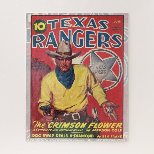 Puzzle MAGAZINE DE PULP vintage COVER ART OCCIDENTAL (Vertical)