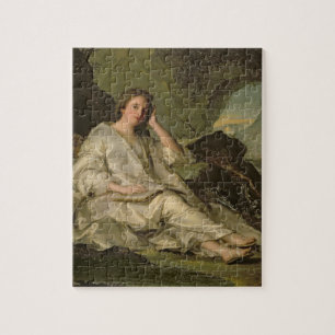 Puzzle Magdalene contrite (huile sur la toile)