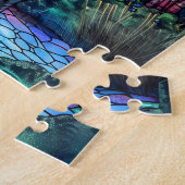 Puzzle Mage dans la forêt avec de la magie (Côté)