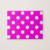 Puzzle Magenta pois #FF00DC (Horizontal)