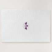 Puzzle Magenta rouge décoratif (Horizontal)