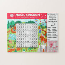 Magic Castle Word Recherche Jeu pour enfants