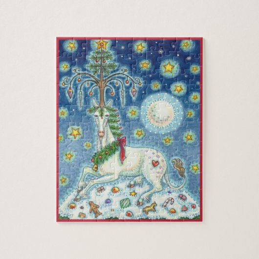PUZZLE MAGIC CHRISTMAS UNICORN, IMAGINAIRE VACANCES PUZZL (Vertical)