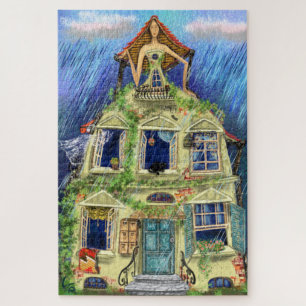 Puzzle Magic House Girl - Beau Imaginaire - Peinture