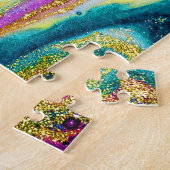 Puzzle Magic Marbling : Metallic Paint Design. (Côté)