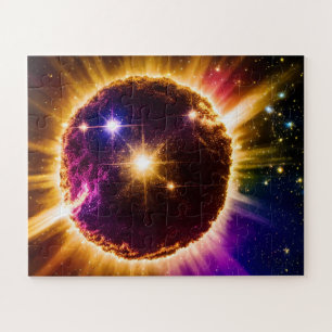 Puzzle Magic Purple objet volant non identifié en Galaxie