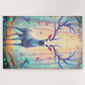 Puzzle Magical Deer in Dreamy Forest (Horizontal)