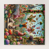 Puzzle Magical Fairy Garden Enchanted Tea Party (Horizontal)