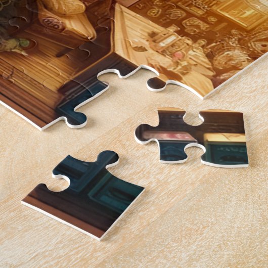 Puzzle Magical Fairy Treehouse Enchanted Imaginaire Accue (Côté)