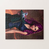 Puzzle Magicien avec petit dragon (Horizontal)
