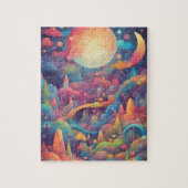 Puzzle Magie colorée Vallée enchantée (Vertical)