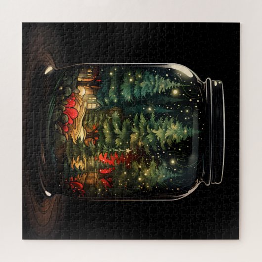 Puzzle Magie dans un pot - Deep Woods Noël (Horizontal)