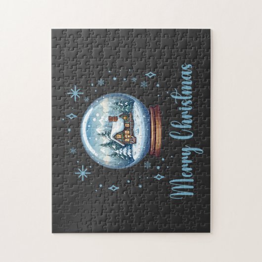 Puzzle Magie de neige du Globe de Noël (Vertical)
