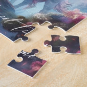 Puzzle Magique licorne conte de fées château cadeau d'ann (Côté)