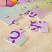 Puzzle Magique Mon Unicorne Étincelle Argent Étoiles (Côté)