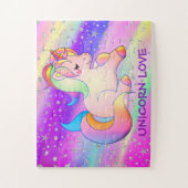 Puzzle Magique Mon Unicorne Étincelle Argent Étoiles (Vertical)