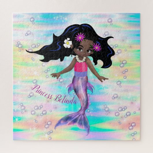 Puzzle Magique Rainbow Baby Girl Mermaids (Vertical)