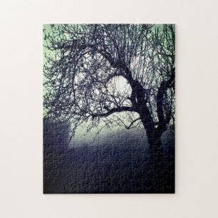 Puzzle Magnifique arbre mystique, vieux arbres du paysage