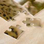 Puzzle Magnifique Cheetah Belle photo de chat (Côté)