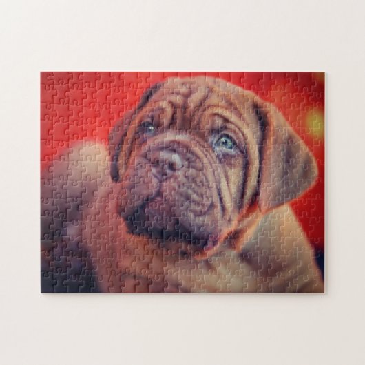 Puzzle Magnifique chiot du Dogue de Bordeaux (Horizontal)