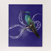 Puzzle Magnifique colibri - personnalisez en ajoutant un  (Vertical)