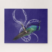 Puzzle Magnifique colibri - personnalisez en ajoutant un  (Horizontal)
