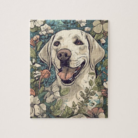 Puzzle Magnifique Labrador Retriever/Lab Dog (Vertical)