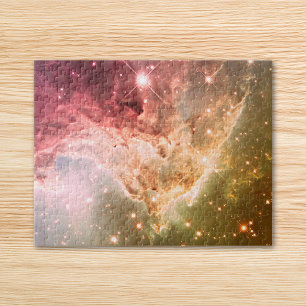 Puzzle Magnifique Nébuleuse Ombrée Rose Orange Onirique
