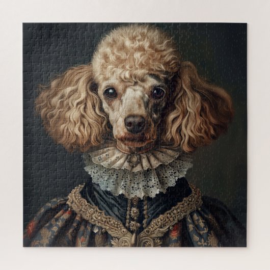 Puzzle Magnifique Poodle Baroque (Vertical)