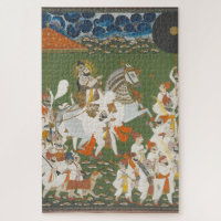 Maharana Bhim Singh, artiste indien de la processi