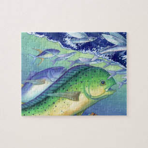 Puzzle Mahi Mahi (poisson de dauphin) chassant des