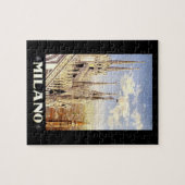 Puzzle Mailand Vintage Reise (Horizontal)