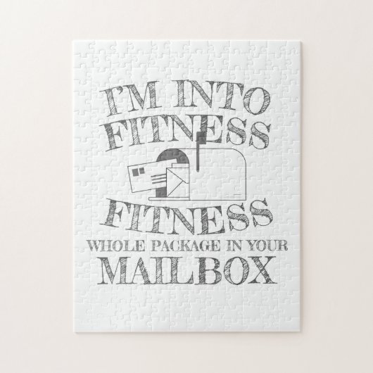 Puzzle Mailman Dans Fitness Package Dans Votre Boîte Aux (Vertical)