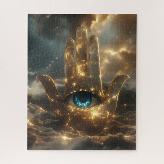 PUZZLE MAIN DE FATIMA – MAIN DE HAMSA – ZEN BOUDDHISME (Vertical)