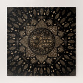 Puzzle Main de Hamsa à Fatima à Lotus mandala (Horizontal)