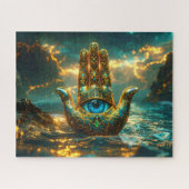 PUZZLE MAIN DE HAMSA – MAIN DE FATIMA – ZEN BOUDDHISME (Horizontal)