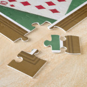 Puzzle Main de Poker gagnante six à dix (Côté)