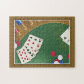 Puzzle Main de Poker gagnante six à dix (Horizontal)