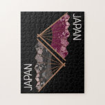 Puzzle Main de ventilateur Sakura moderne illustrée Japon<br><div class="desc">Célébrez votre temps au Japon avec ces puzzles de ventilateur pliants Sakura illustrés à la main. Parfait pour partager avec des amis ou vendre à votre boutique de tourisme!</div>