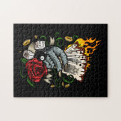 Puzzle Main Des Cartes (Horizontal)