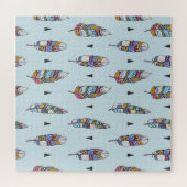 Puzzle Main en plume style Boho tirée (Horizontal)