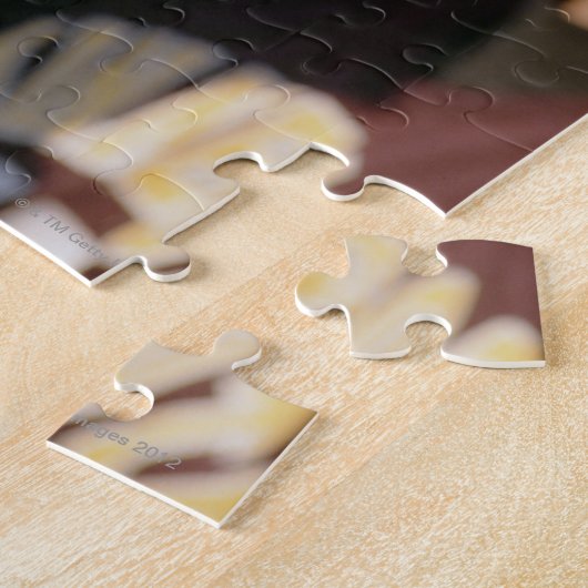 Puzzle Main sur un bâton de crosse (Côté)